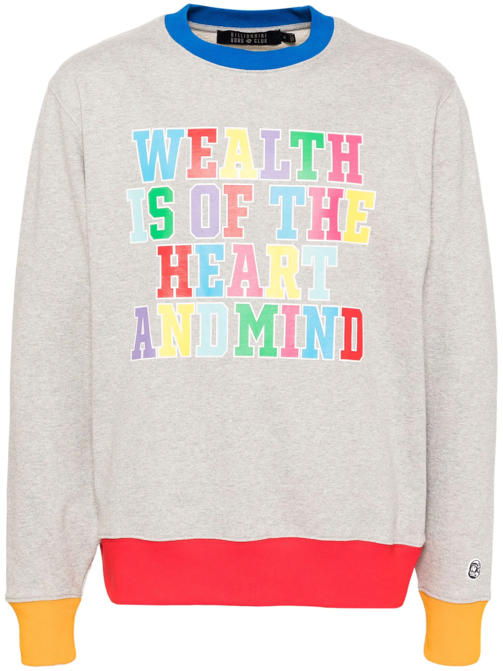 

Худи с графичным принтом Billionaire Boys Club, серый