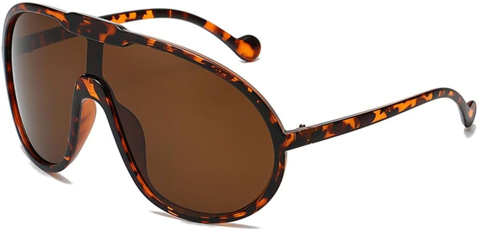 

Модные солнцезащитные очки большого размера для женщин в стиле панк, с крупной оправой, винтажные, для велосипедистов, мужские, ретро, ​​градиентные, UV400 KTUCN, Hawksbill Brown