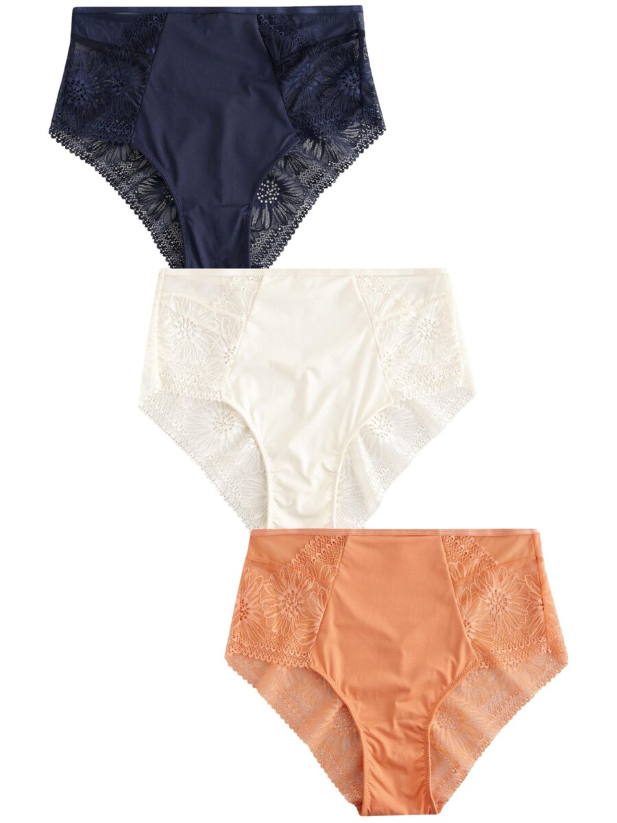 

Трусики Next, цвет Navy/Orange/White
