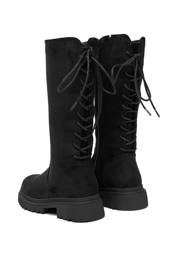 Сапоги Cossack ceo lace up boots Deezee, черный — фото 3