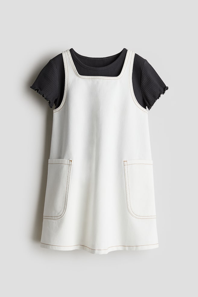 

Костюм-Двойка с платьем и рубашкой H&M, мультиколор