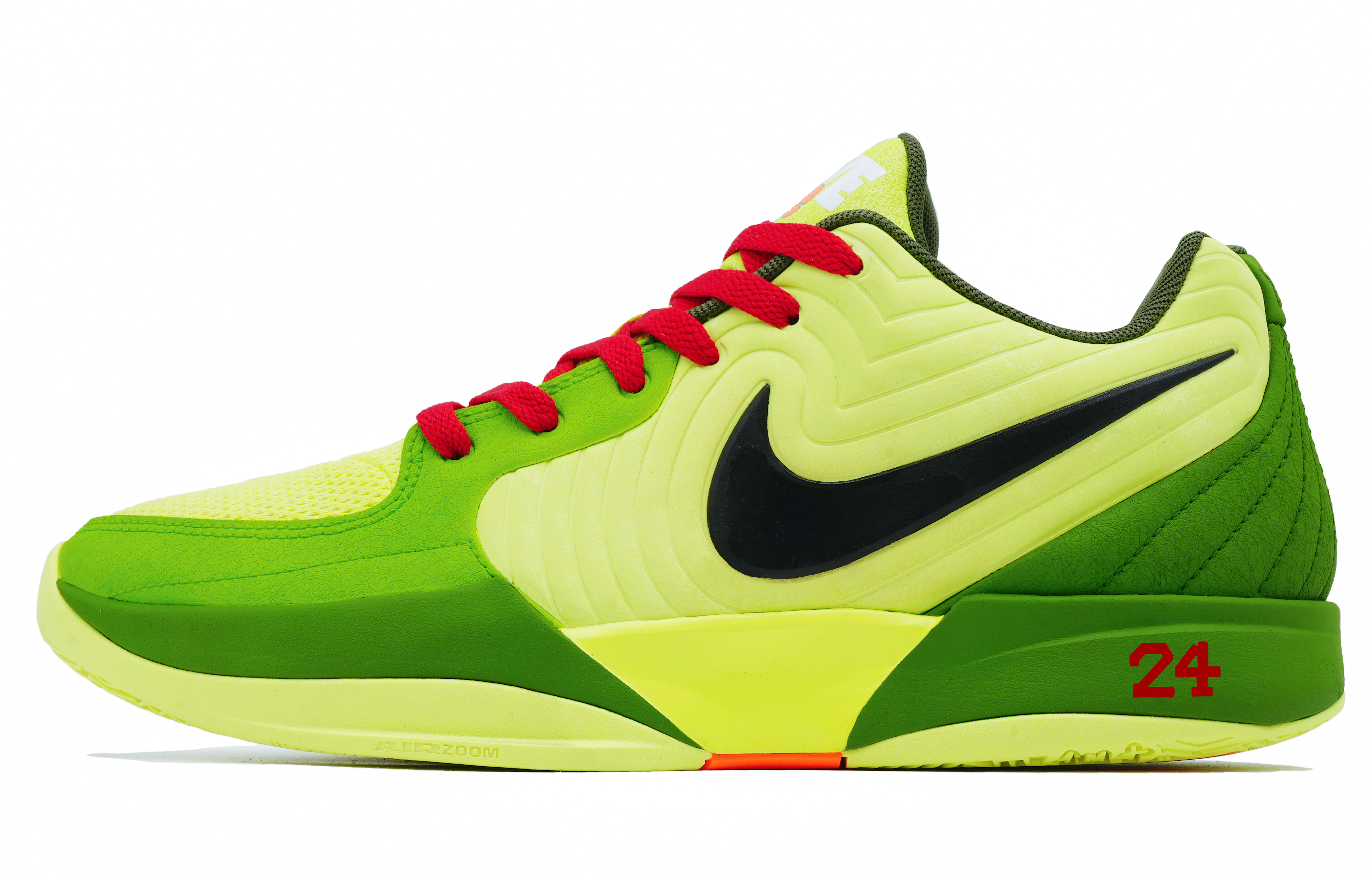 

Nike Баскетбольные кроссовки Ja 2 Beesman Shock Absorbers с противоскользящим покрытием, износостойкие, низкие, мужские, зеленые