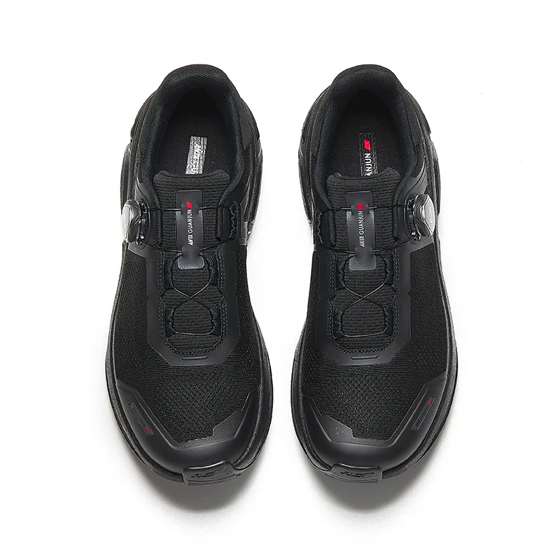 ANTA Champion Honor 3 Comfortable Textile, Rubber Low top Running Shoes Men's Basic Black — фото 4