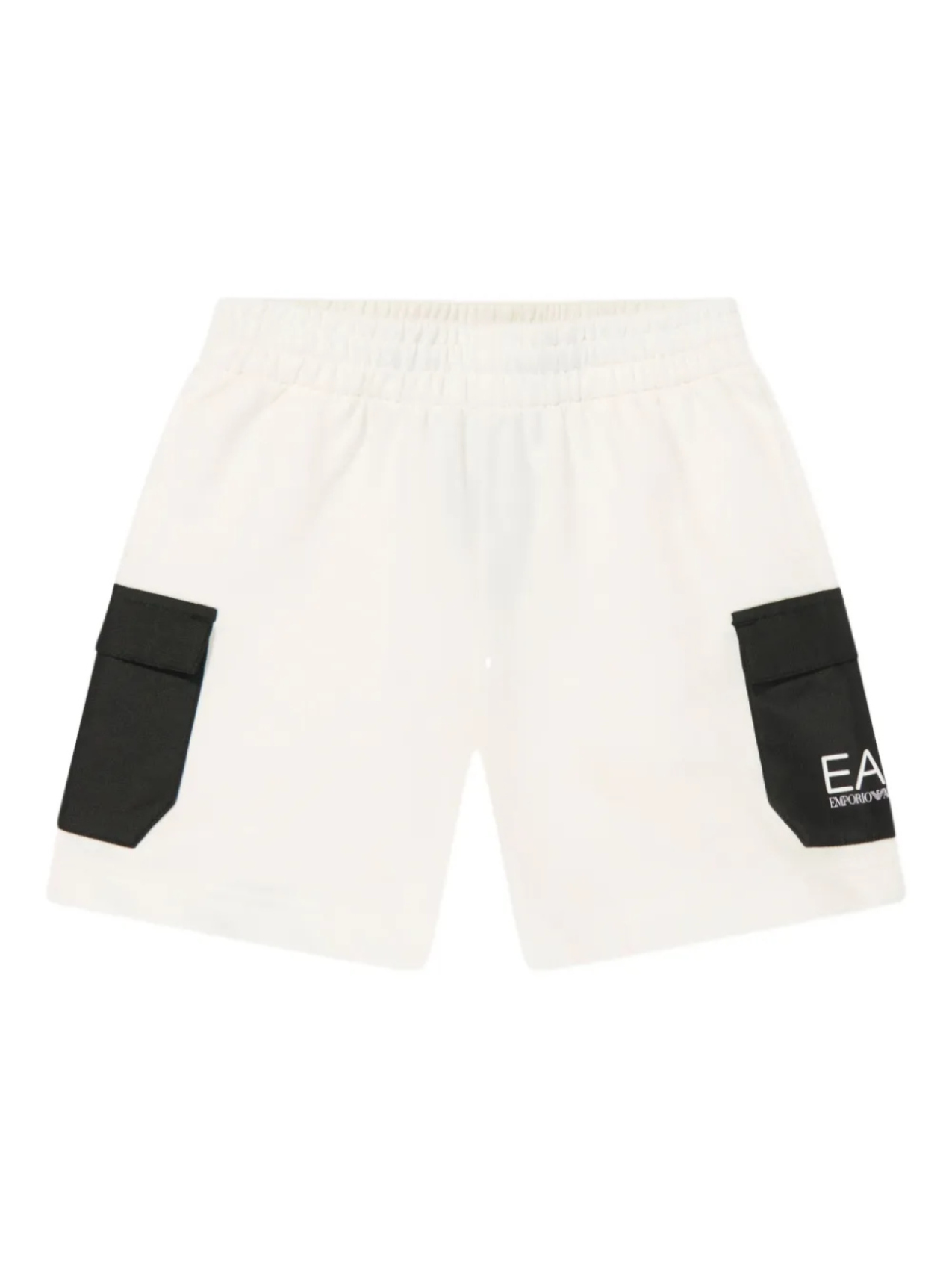 

Детские хлопковые шорты Emporio Armani Emporio Armani Kids, белый