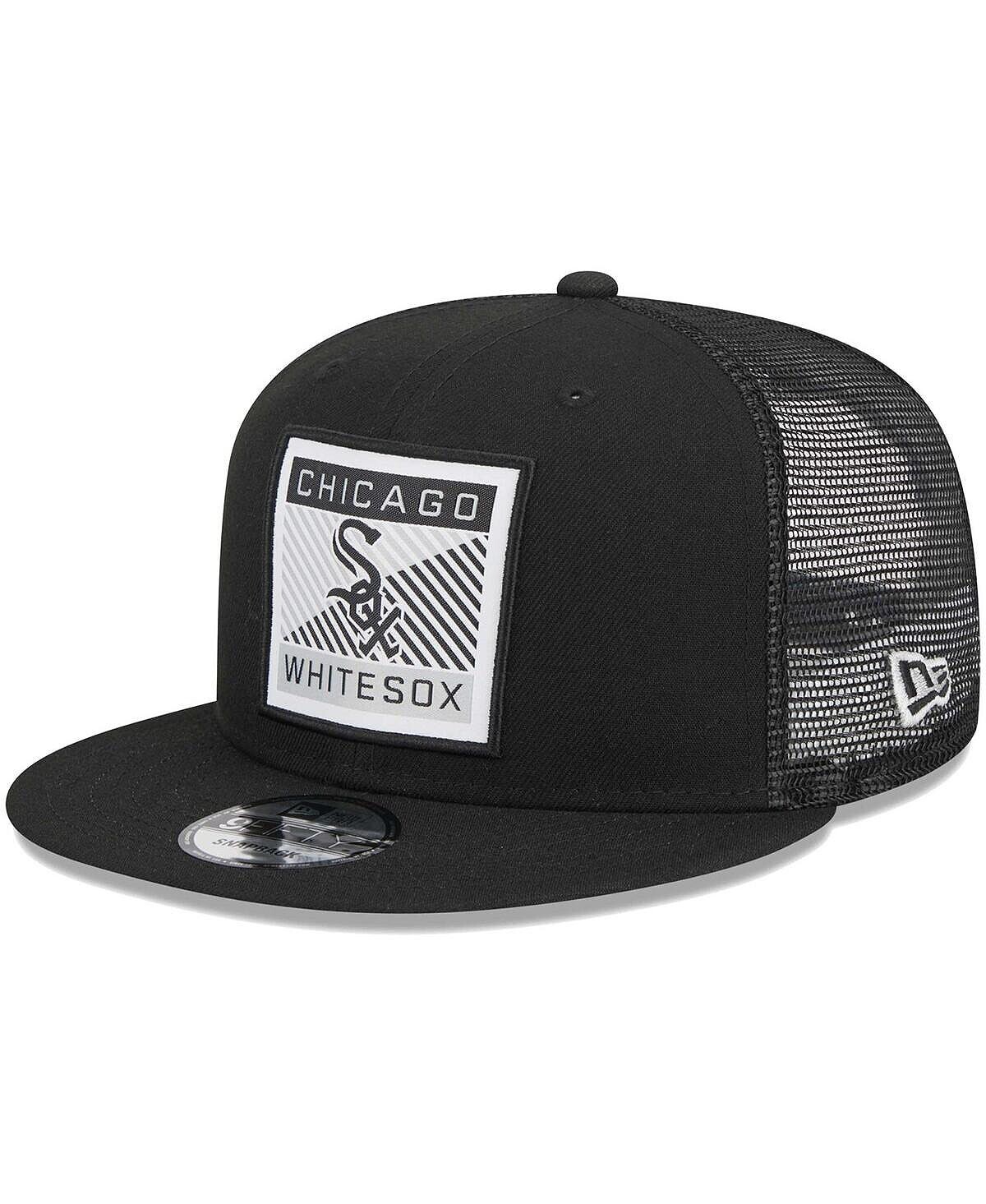 

Мужская черная кепка Chicago White Sox Scratch Squared Trucker 9FIFTY Snapback New Era