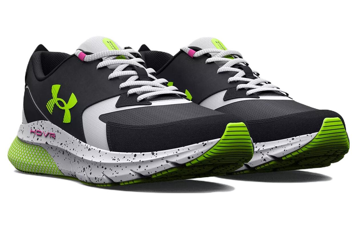 Кроссовки для бега HOVR Turbulence мужские с низким верхом, черные/белые Under Armour — фото 3