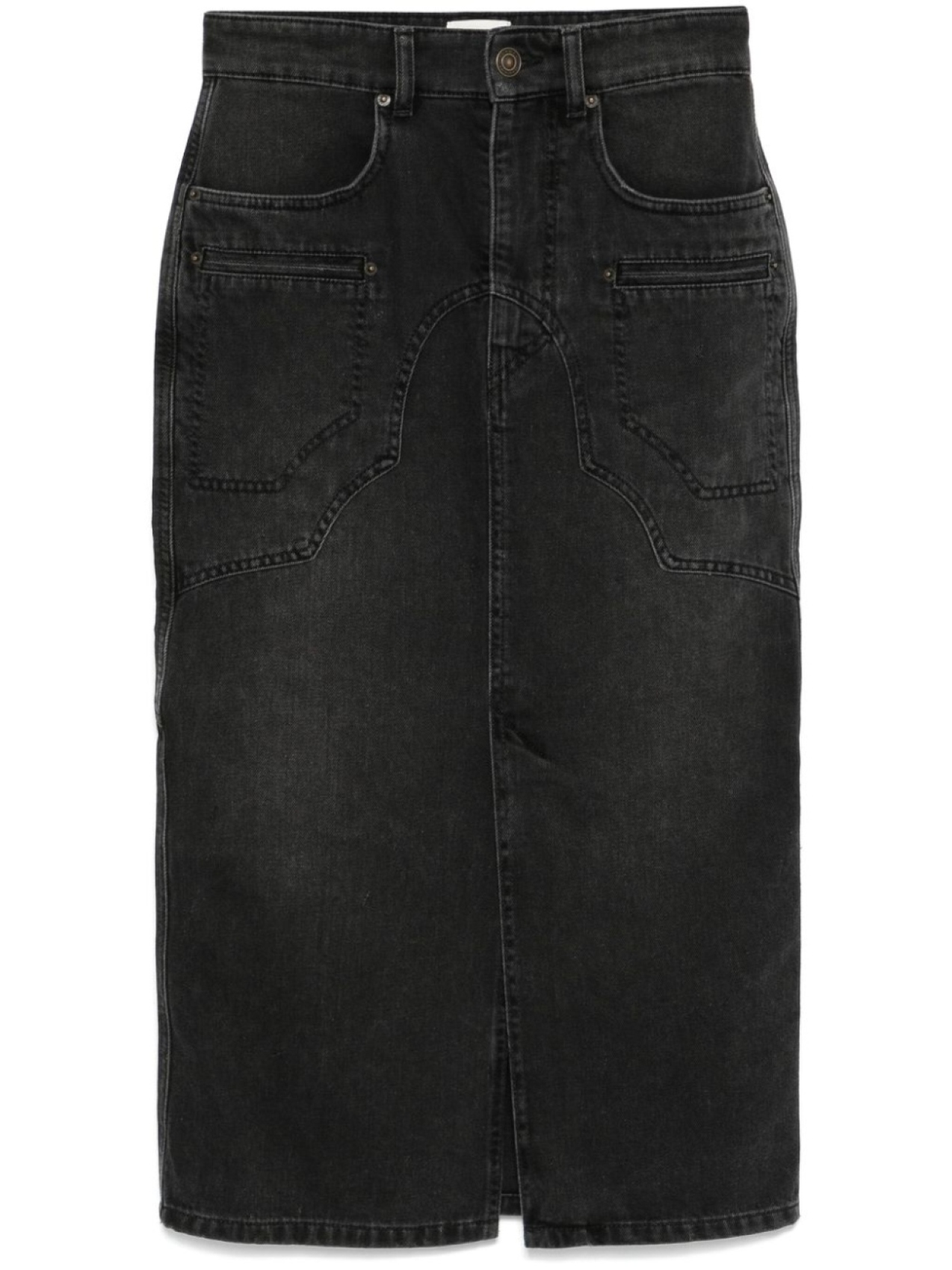 

ISABEL MARANT юбка миди Britt, черный