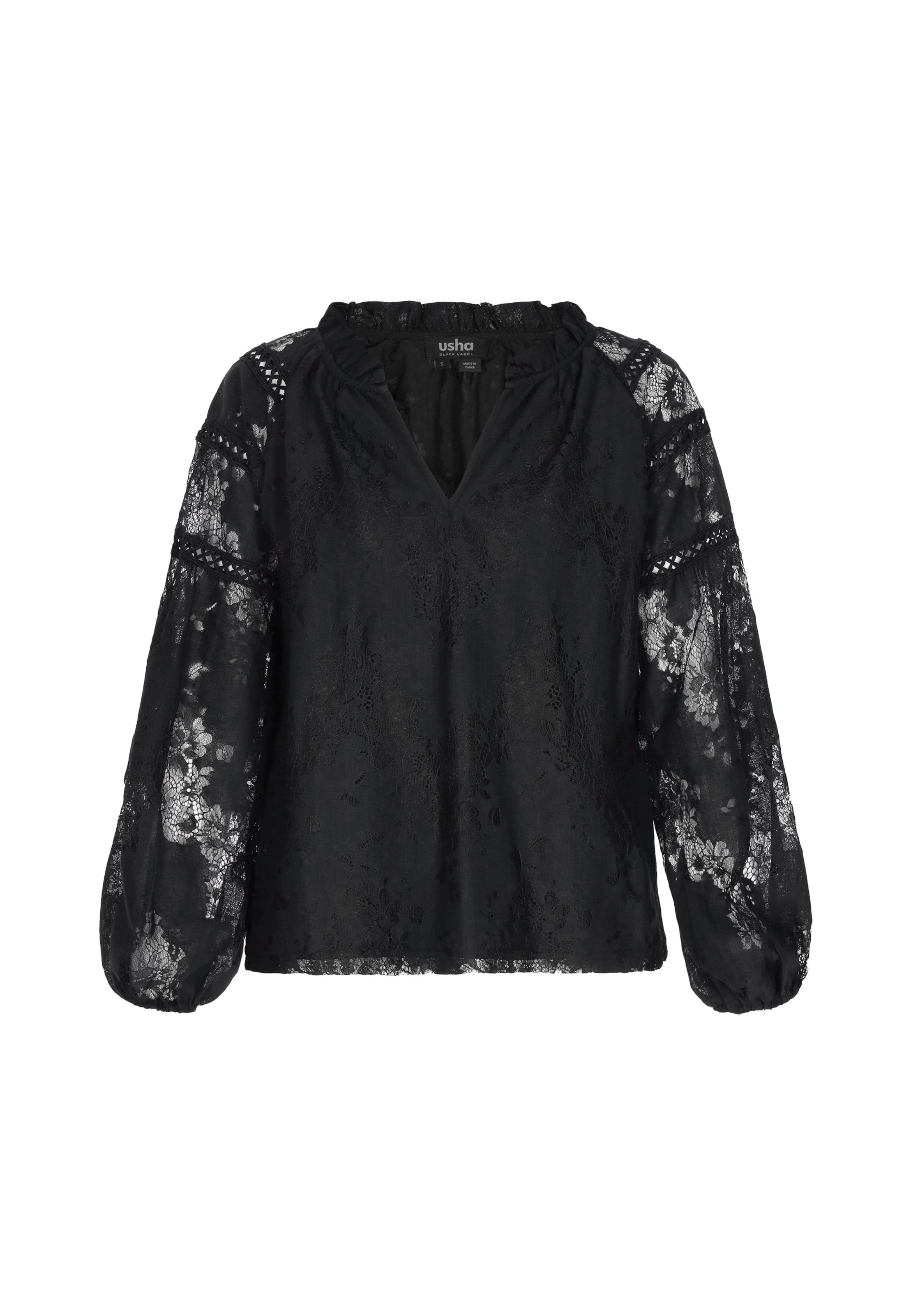 

Usha BLACK LABEL Блузка в черном цвете