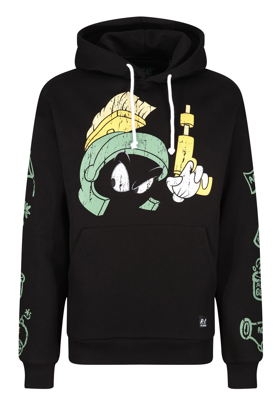 

Рубашка Recovered Looney Tunes Martian Marvin, черный