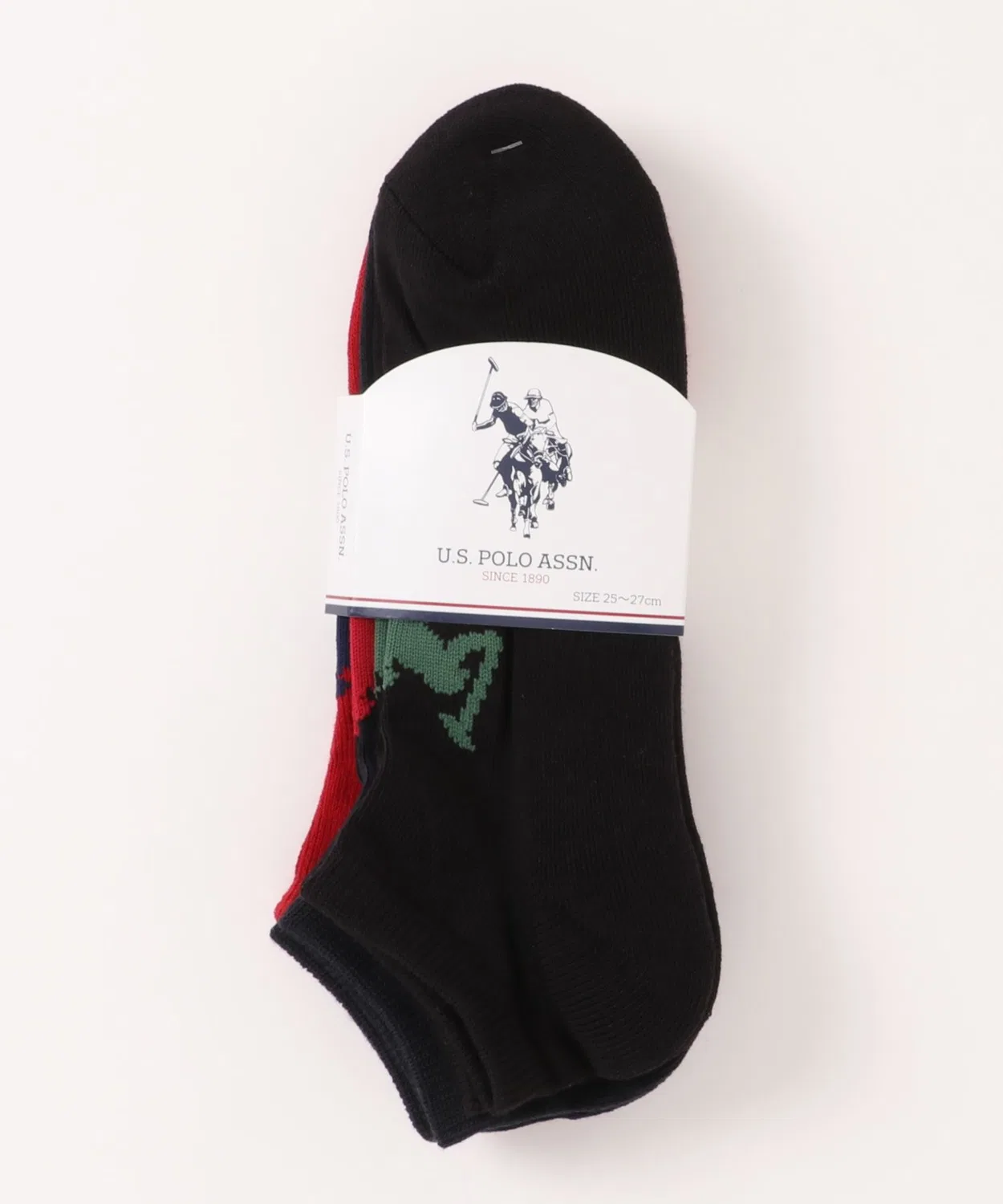 Носки U.S. POLO ASSN. 3 пары, мультиколор