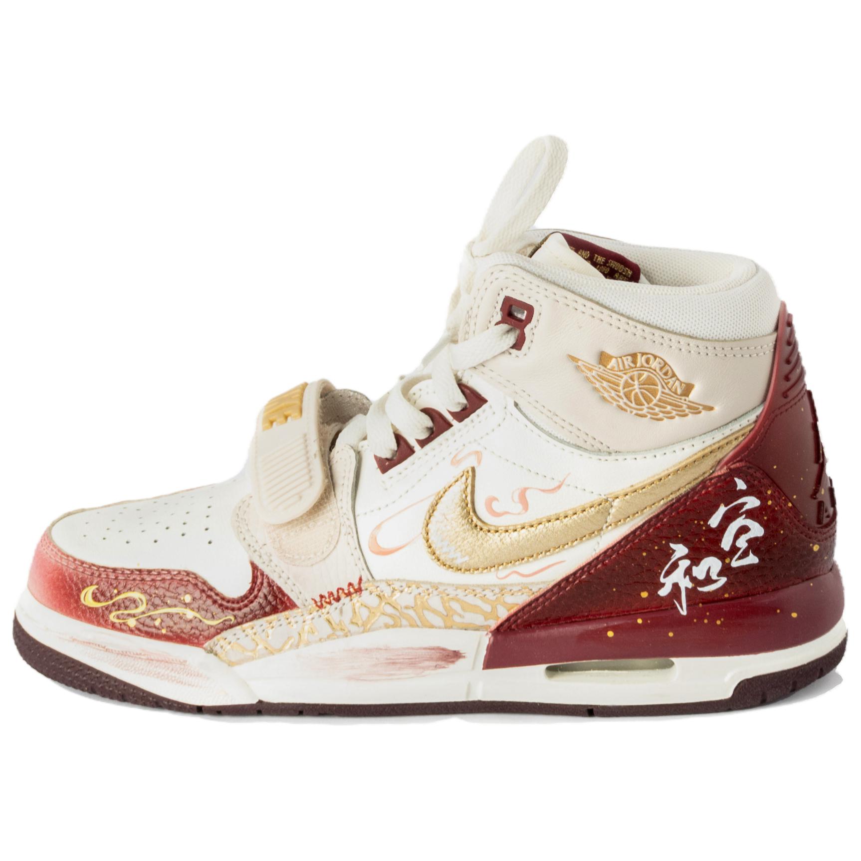 

Детские баскетбольные кроссовки Legacy 312 High Top для подростков Jordan, бургундия