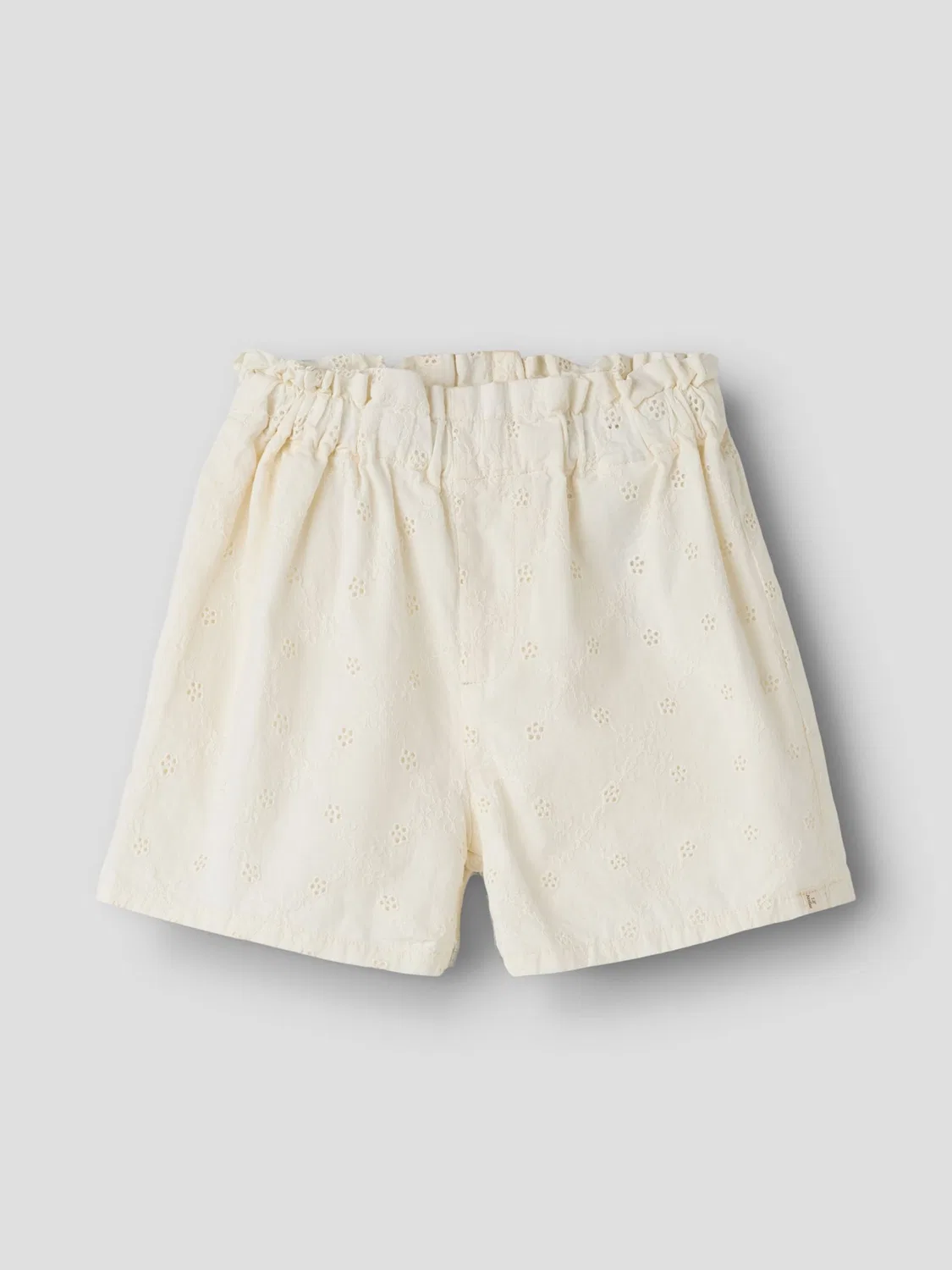 Брюки свободного кроя Lil'Atelier, Wool White — фото 3