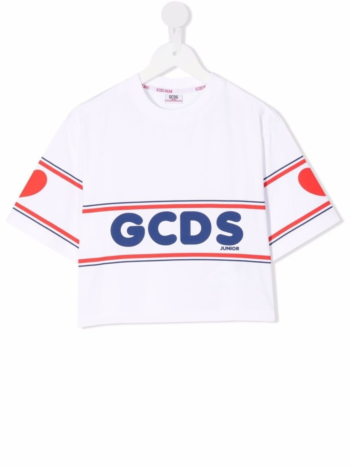 

Gcds Kids футболка с логотипом, белый