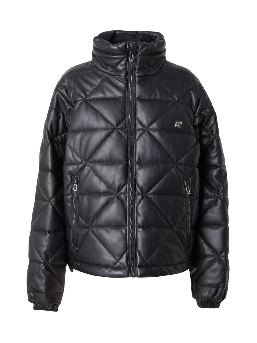 

Кожаная куртка HUGO Between-Season Jacket Fermina-1, черный