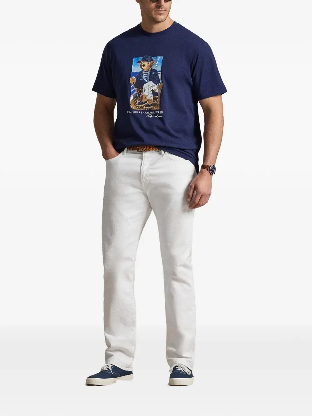 Футболка Polo Bear POLO RALPH LAUREN, синий — фото 2