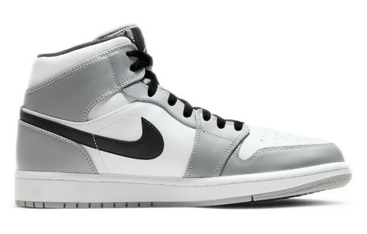 

Кроссовки Air Jordan 1 Vintage Basketball Shoes Men Mid-top Grey/white, серый