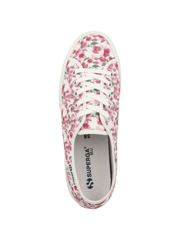 Кроссовки на шнуровке Superga, разноцветный — фото 2