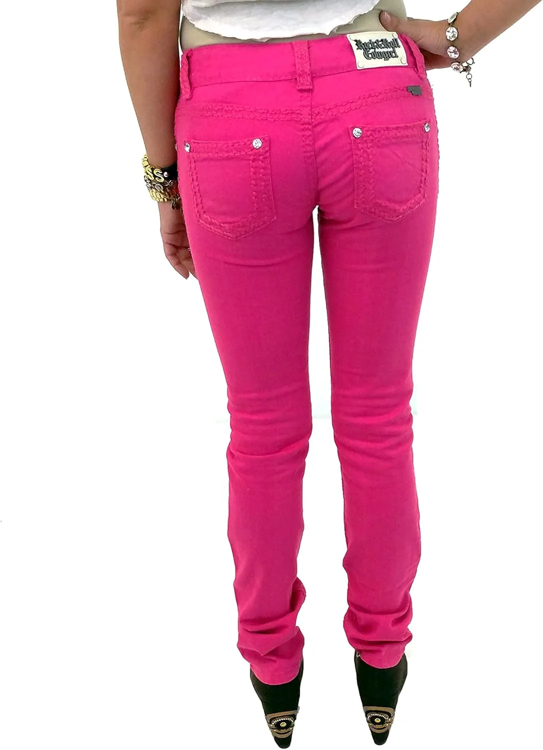 

Джинсы Lowrise Skinny Hot Pink W0S3697 Rock and Roll Cowgirl