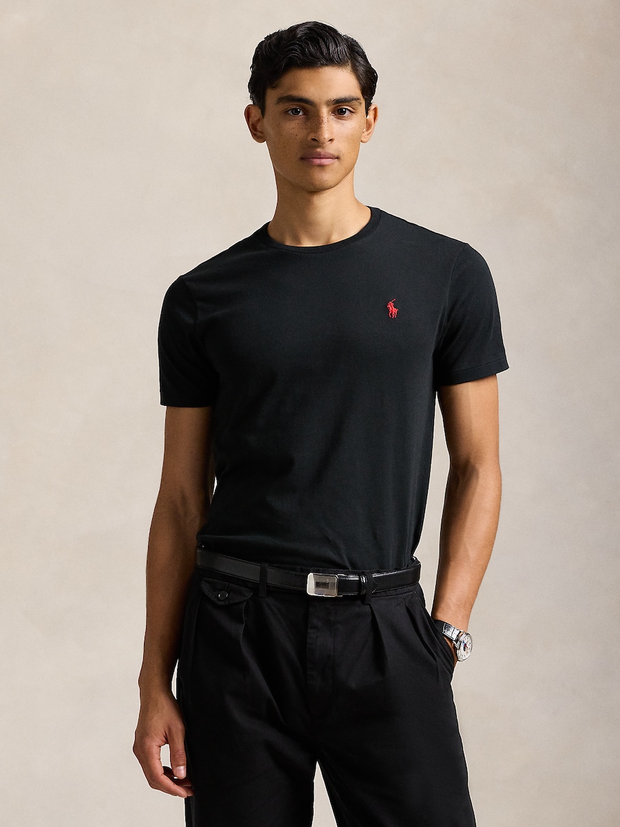 Рубашка приталенного кроя Polo Ralph Lauren, черный — фото 2