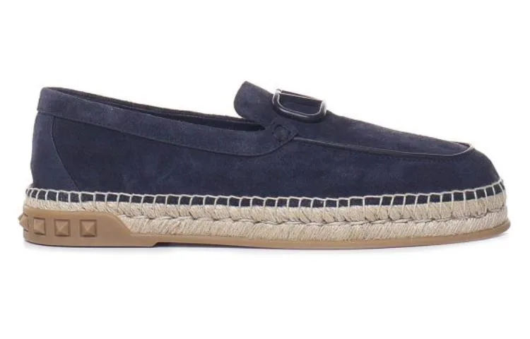 Garavani Leisure Flows Slip On Espadrilles Valentino, темно-синий — фото 3