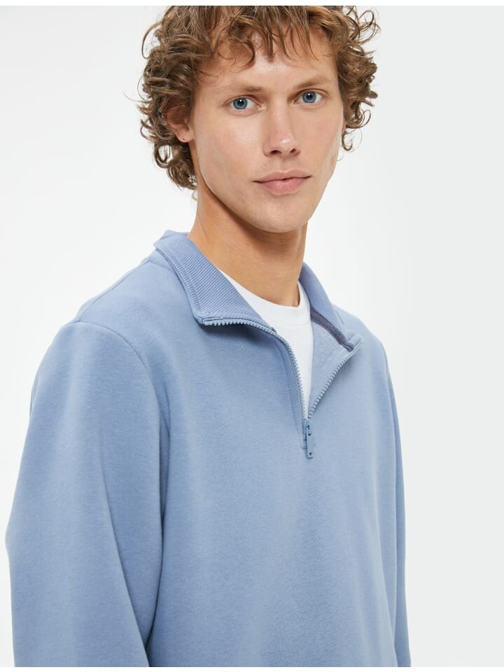 

Толстовка KOTON Sweatshirt, светло-синий