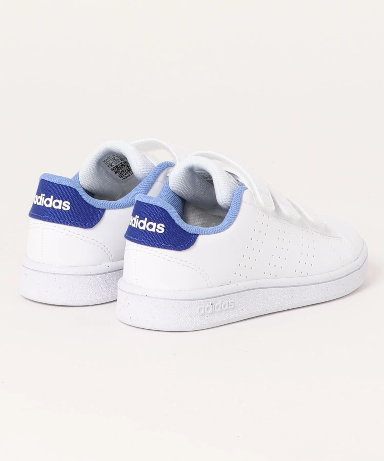 Детские кроссовки adidas ADVANCOURT CF C бело-зелёные — фото 2