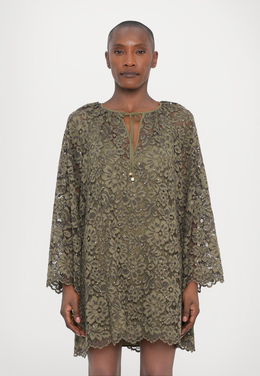 

Повседневное платье NECK DRESS MICHAEL Michael Kors, оливковый