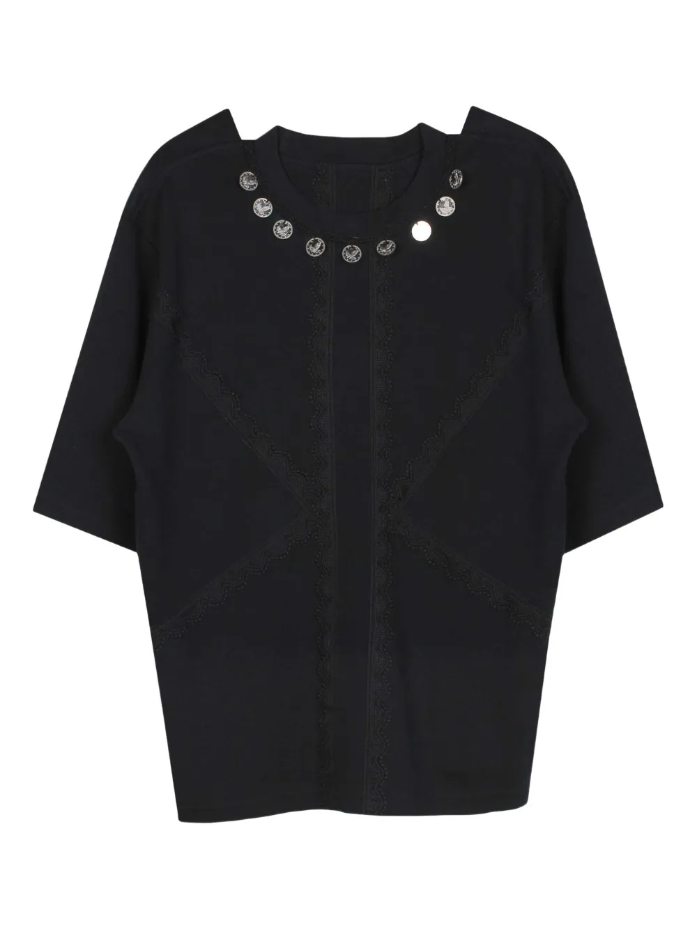 

Декорированная футболка Youths In Balaclava, черный