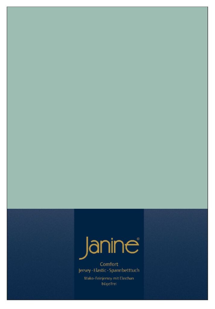 

Простыня Janine Design Elastic-Jersey ELASTIC-JERSEY 5002 цвет дымчатый зеленый размер 200х200 см Original Janine