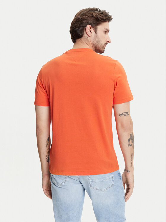 Футболка обычного кроя Fathers Day MW0MW39356 Tommy Hilfiger, оранжевый — фото 3