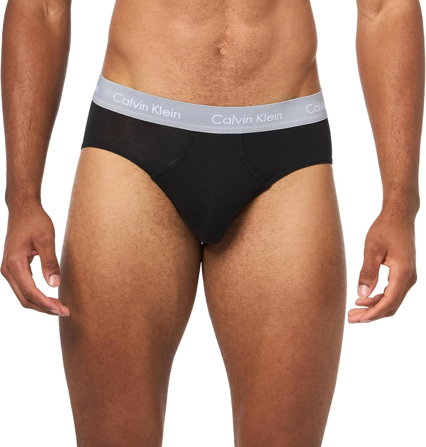 Брифы Calvin Klein, черный/синий/оранжевый/серый — фото 2