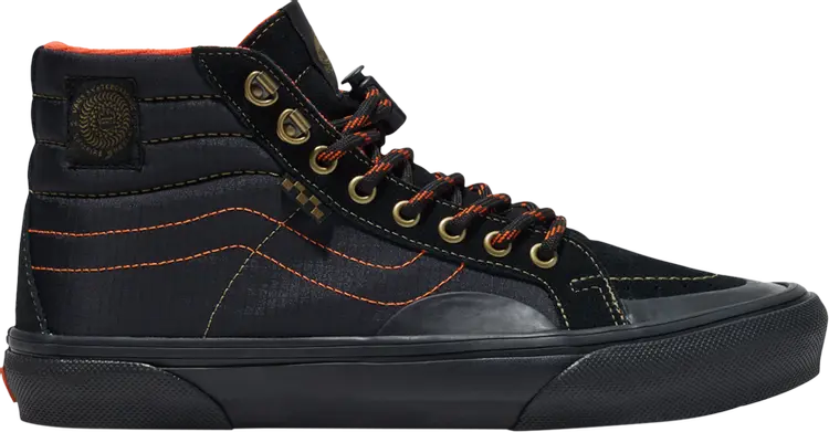 

Кроссовки Spitfire Wheels x Skate Sk8-Hi Reissue 'Black Flame', черный, Серый, Кроссовки Spitfire Wheels x Skate Sk8-Hi Reissue 'Black Flame', черный