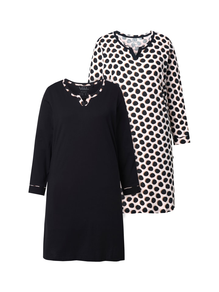 

Ulla Popken Черная ночная рубашка