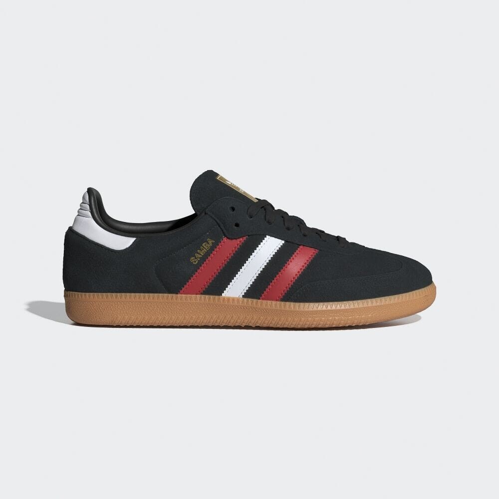 

Кроссовки Adidas SAMBA OG, цвет Black/Better Scarlet/Gum