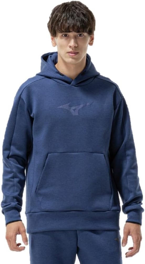 

Спортивная толстовка Mizuno 32MCC555, эластичная, с капюшоном, удобная в носке, унисекс, для взрослых, красный/синий