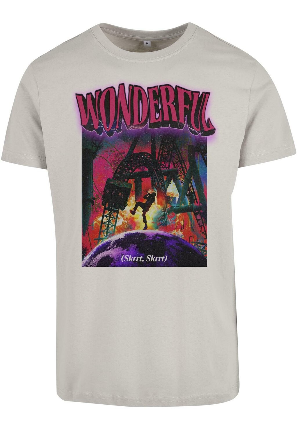 

Футболка с принтом Wonderful Mister Tee, светлыйасфальт