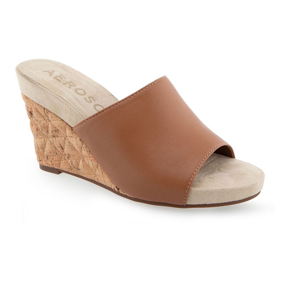 

Женские сандалии на танкетке Aerosoles Pierce, цвет Tan Pu Leather