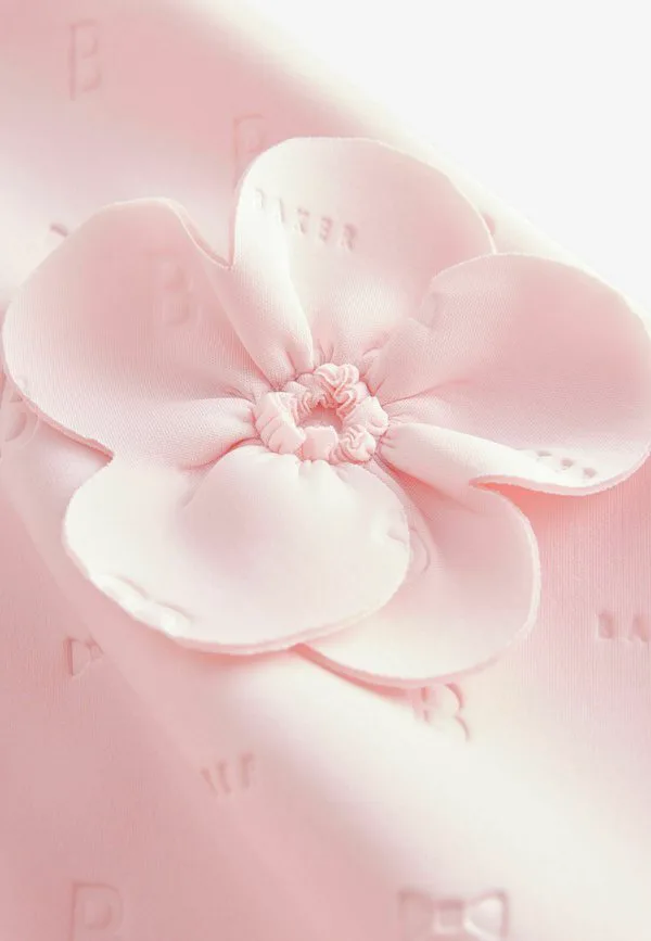 Платье повседневное, прямого кроя, с тисненым узором в виде корсажа. Baker By Ted Baker, Pink — фото 4