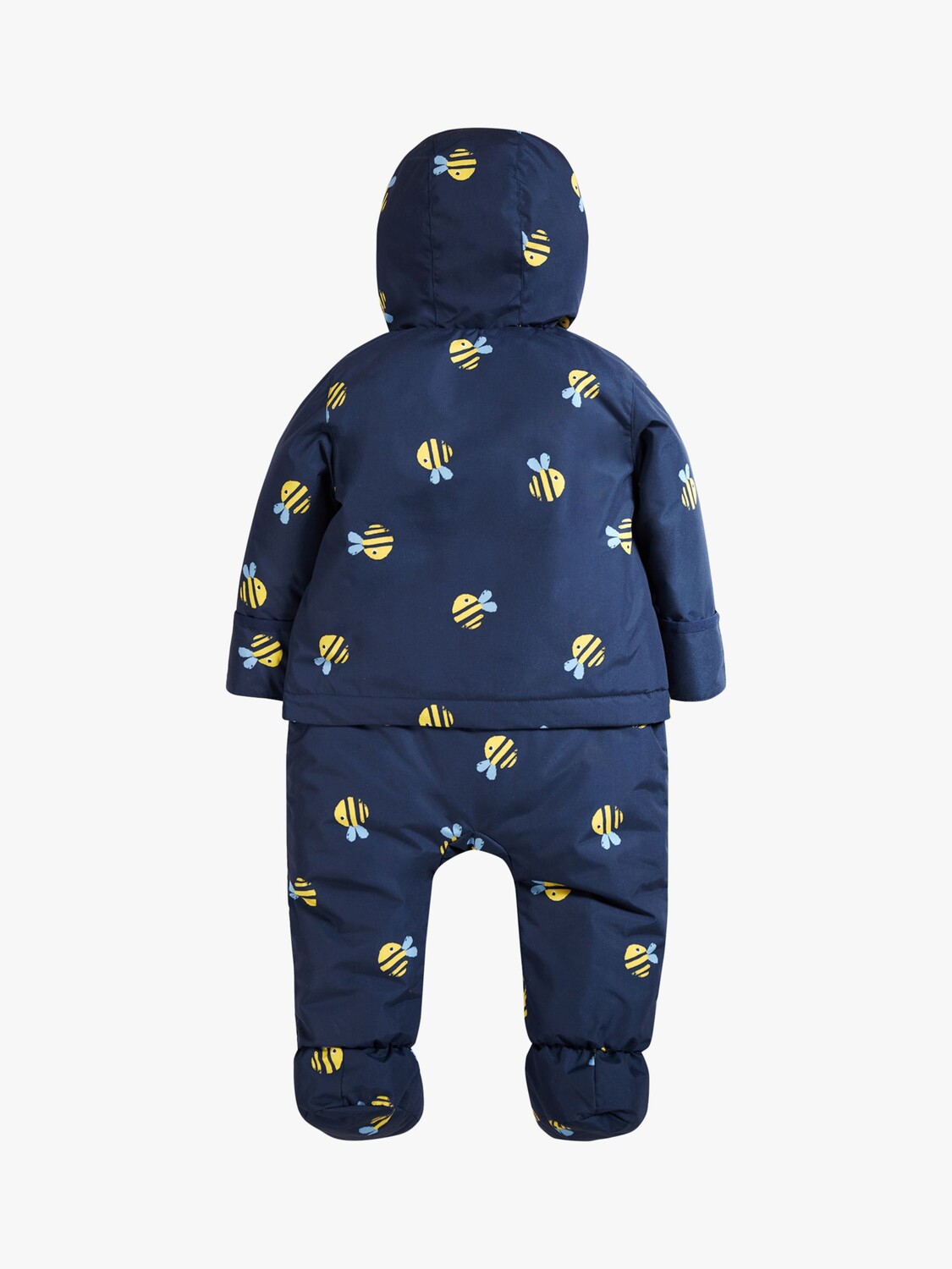 Костюм для детской коляски 2 в 1 Bee Rambler, пальто Frugi, темно-синий/мульти — фото 2