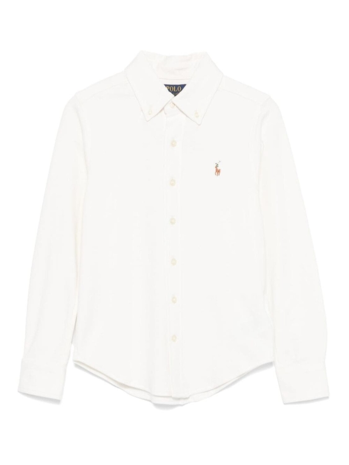 

Ralph Lauren Kids рубашка поло-пони, белый