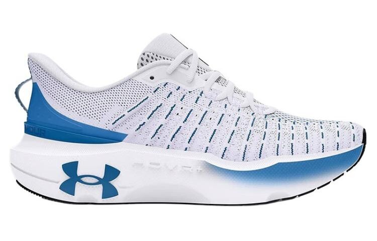 Кроссовки мужские низкие белые/синие Under Armour — фото 2