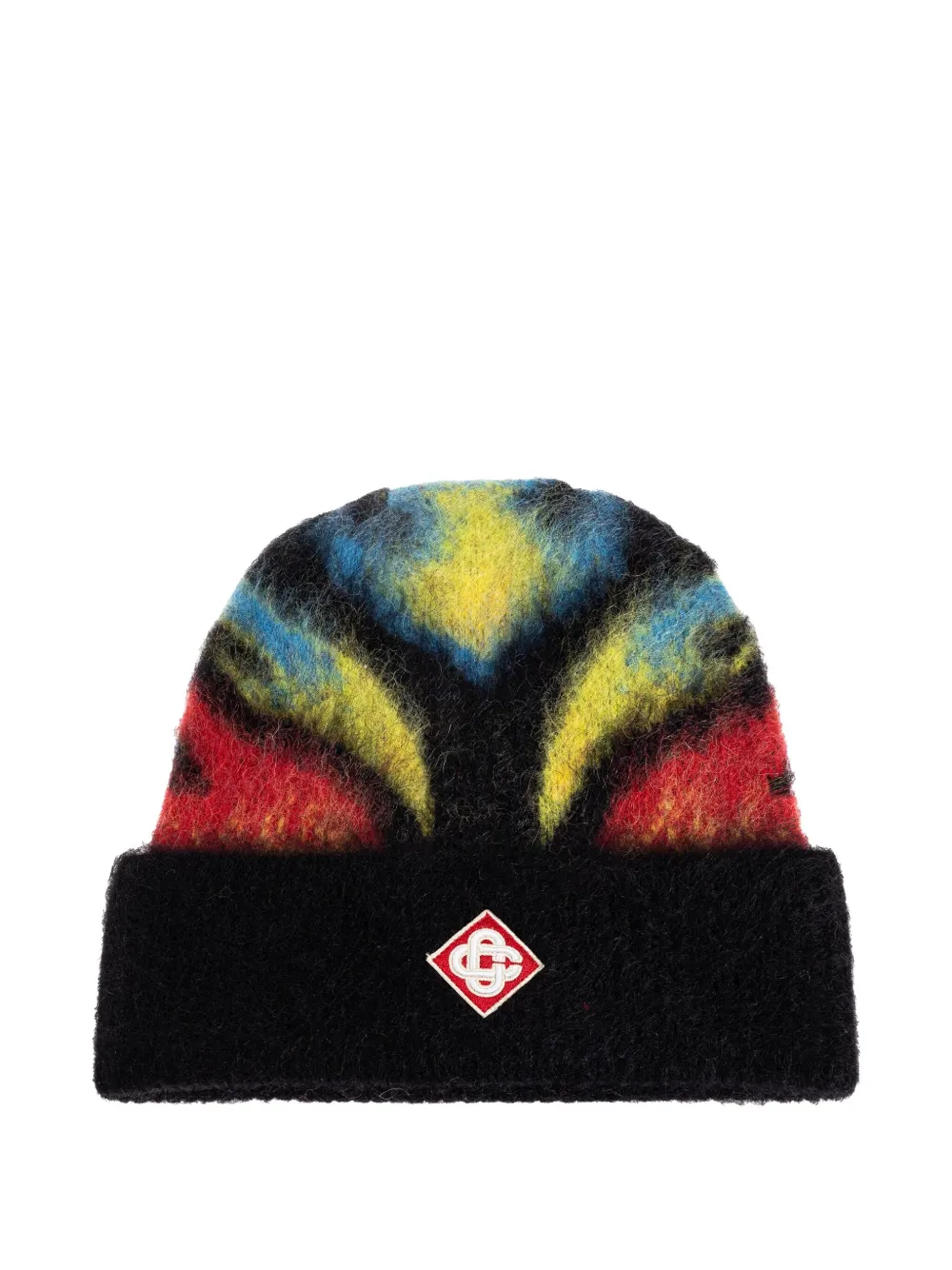 

Шапка-бини с мотивом пламени CASABLANCA, черный