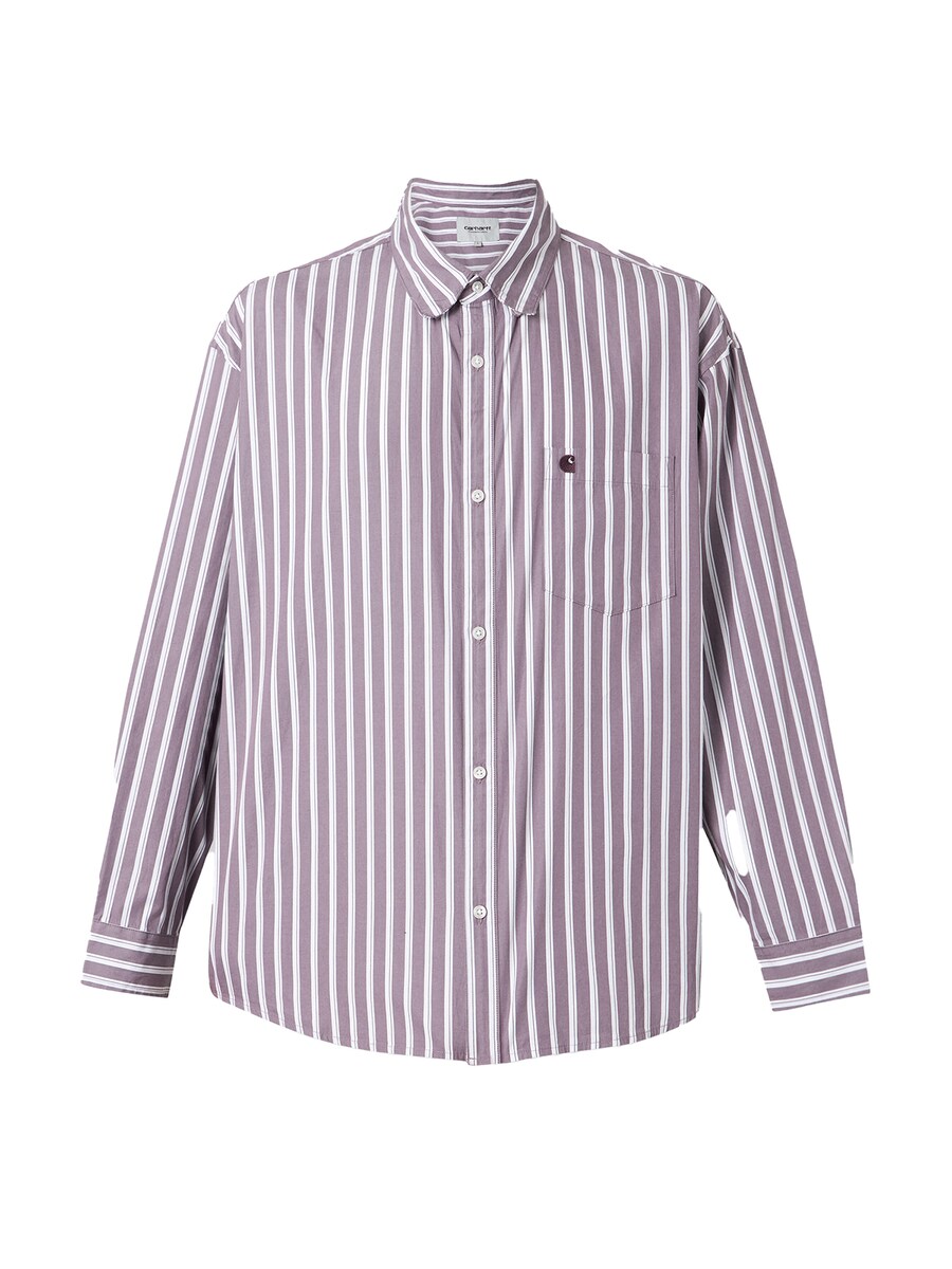 

Рубашка на пуговицах Comfort fit Carhartt WIP Malden, фиолетовый