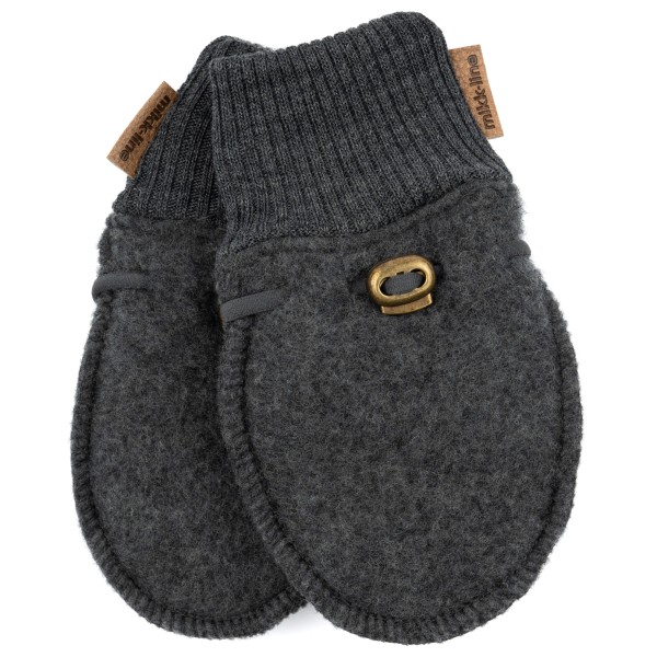 

Детские шерстяные варежки-перчатки Mikk-Line, Anthracite Melange