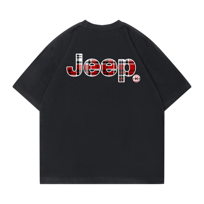 Футболка унисекс Jeep, абрикосовая — фото 3