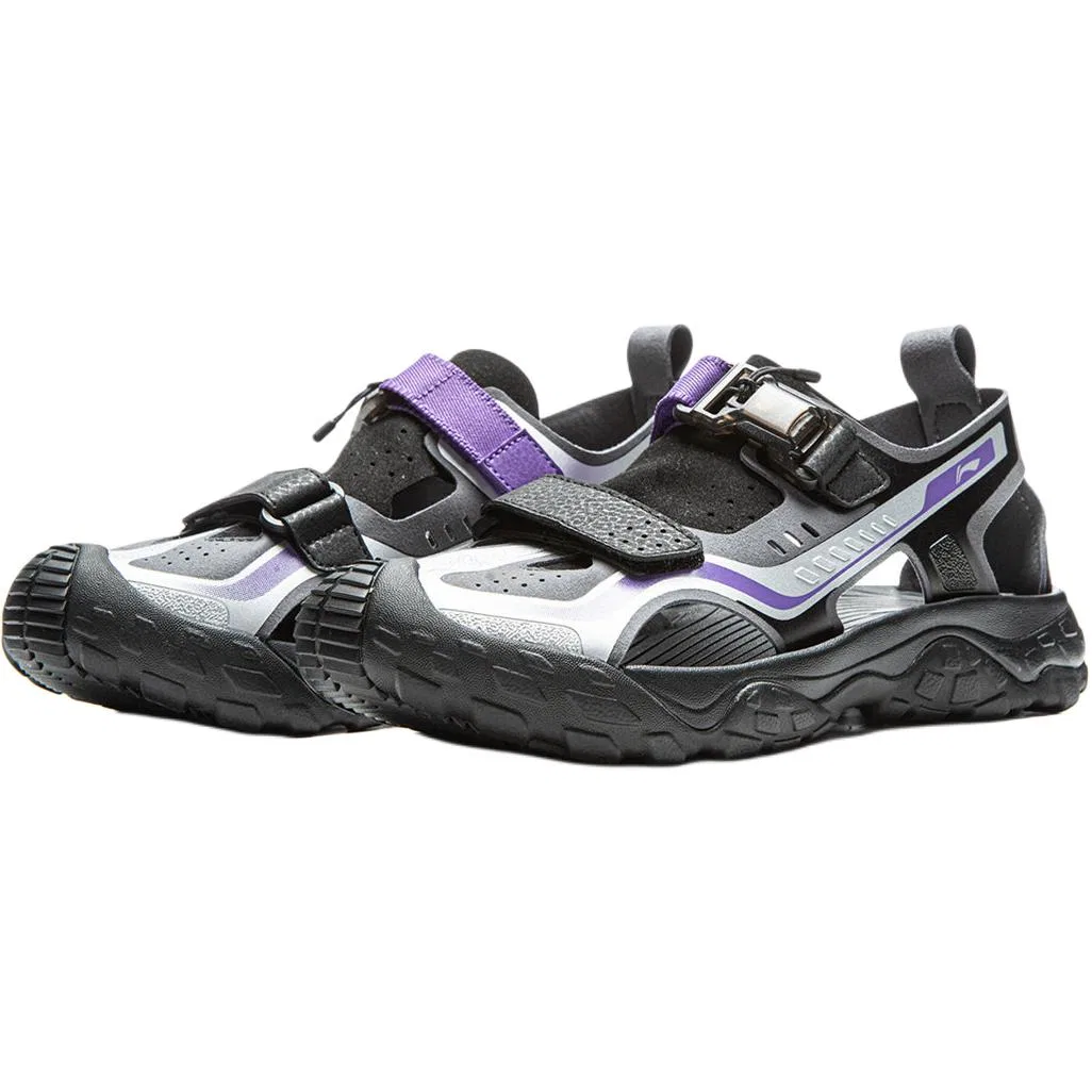 Сандалии детские Li-Ning Light Peacock Purple/Soft Cherry Blossom Pink/Light Dusk Blue — фото 4