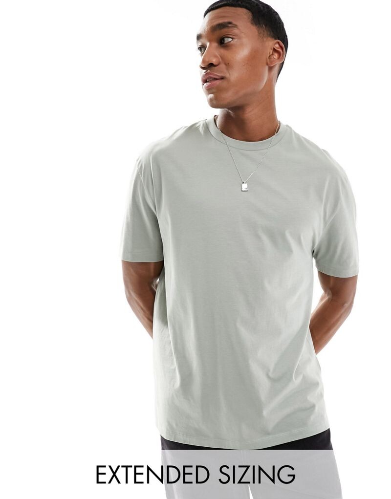 

Зеленая футболка свободного кроя ASOS DESIGN