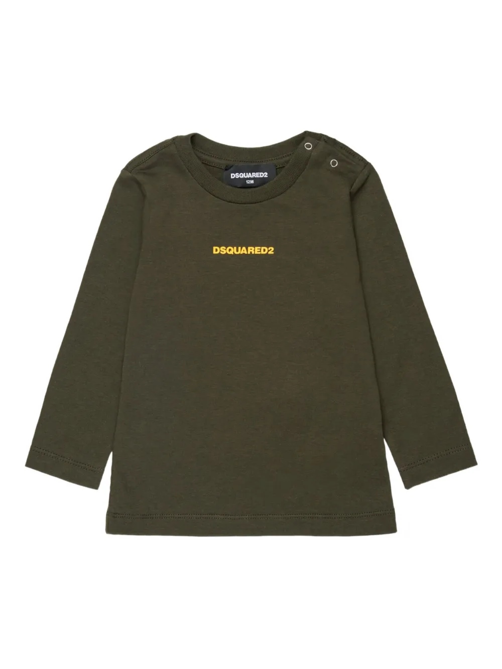 

Футболка с логотипом DSQUARED2 KIDS, зеленый