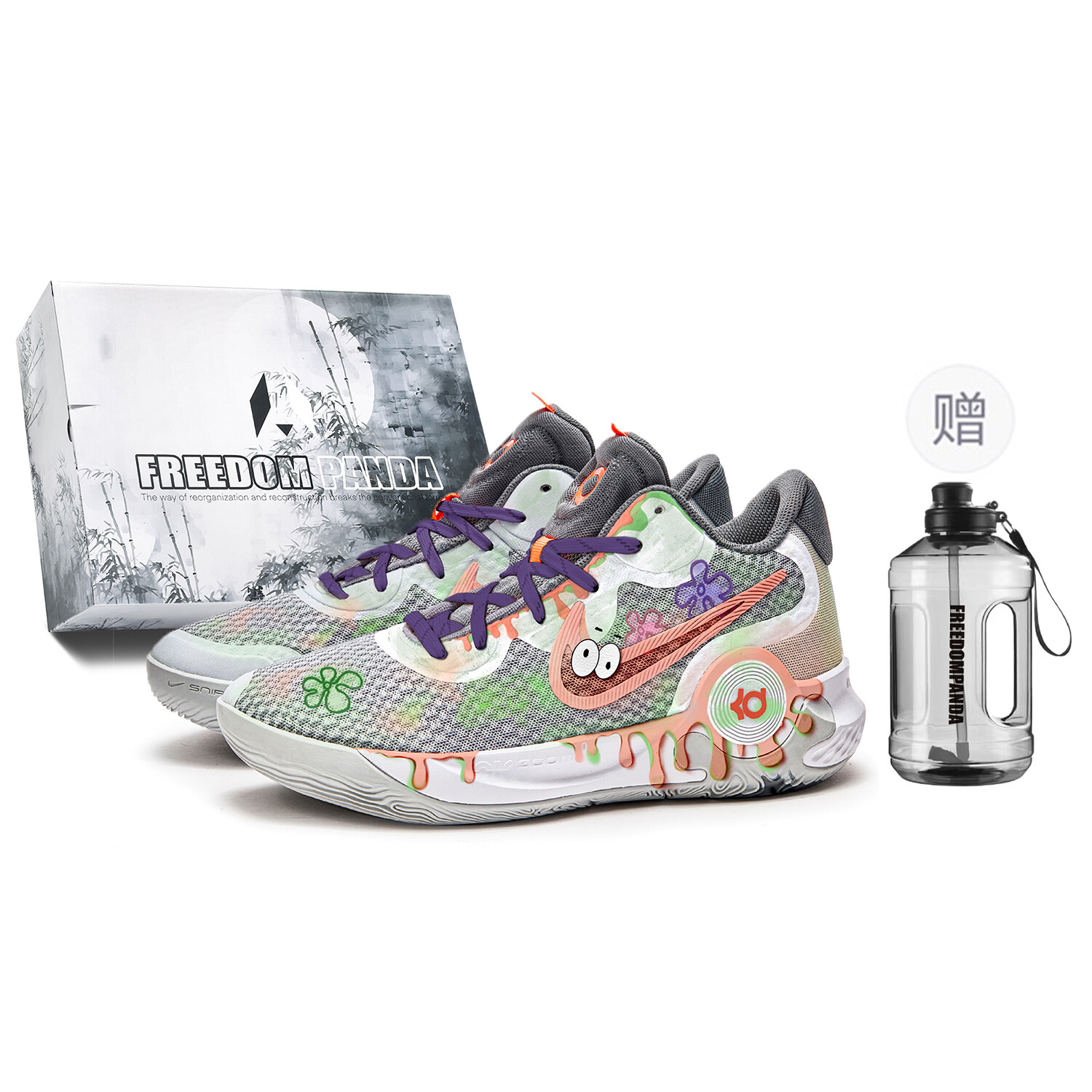 

Баскетбольные кроссовки KD Trey 5 Basketball Shoes Unisex Mid-Top Gray/Pink Nike