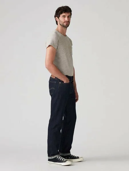 Винтажная одежда LEVI'S 1954 года, 501, оригинальные джинсы, полоскание Levi's, Dark Indigo - Flat Finish — фото 3